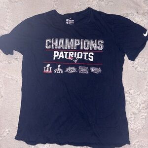 Nike Navy Patriots Champions Tee